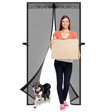 Heavy Duty Magnetic Screen Door - Fits Door Size 38x82inch, -Closing, Easy In...