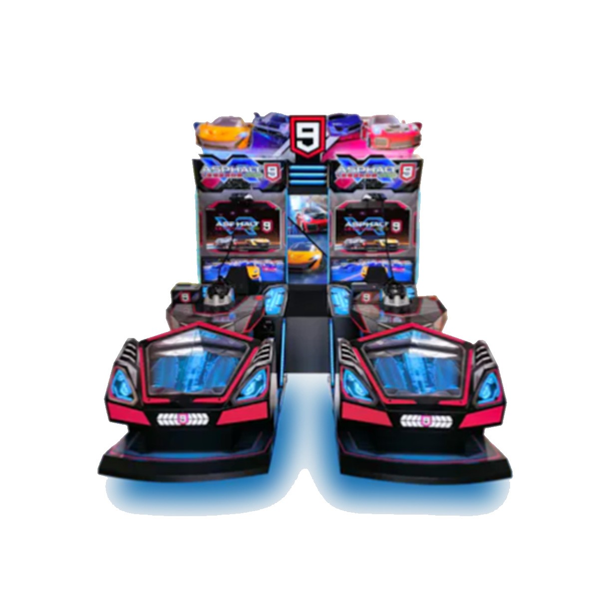 LAI Games Asphalt 9 Legends VR Arcade Driving Game - 2 Player With Marquee