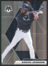 2021 Panini Mosaic #214 Daniel Johnson RC Cleveland Indians 2586