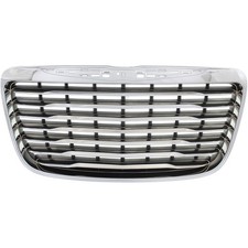 Grille For 2011-2014 Chrysler 300 Chrome Shell W Black Insert Plastic