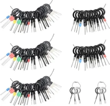 Terminal Removal Tool Kit 82 Pcs Depinning Tool Electrical Connector Pin Remo...