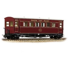 Bachmann 394-025 Bogie Coach Ashover Railway Crimson No.1 009 Gauge