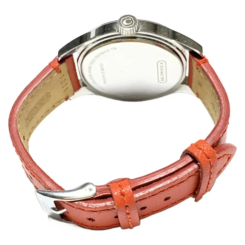 Auth COACH - fca.69.3.14.0704 Unconfirmed Orange Women's Wrist Watch - image 3 of 4
