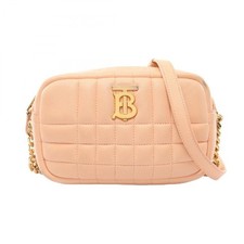 Borsa a tracolla BURBERRY Lola in pelle rosa autentica dal Giappone