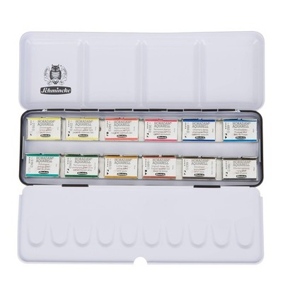 Schmincke - HORADAM AQUARELL color box with 12 finest Office Product