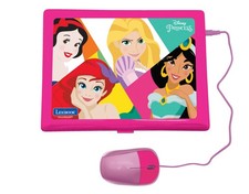Lexibook Disney Princess, Educational and Bilingual Laptop Spanish/English