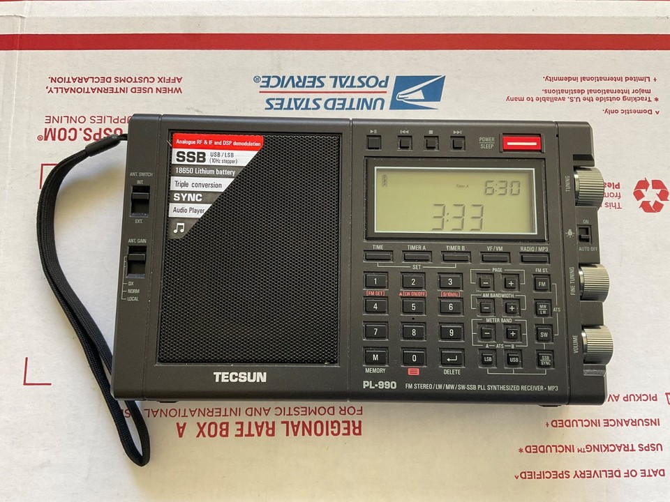 TECSUN PL-990 PLL Triple Conversion AM/FM/LW/SW/SSB Radio | eBay