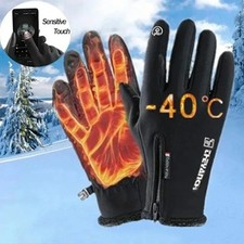 Winter Gloves Waterproof Windproof Thermal Touch Screen Warm Gloves Men Women UK