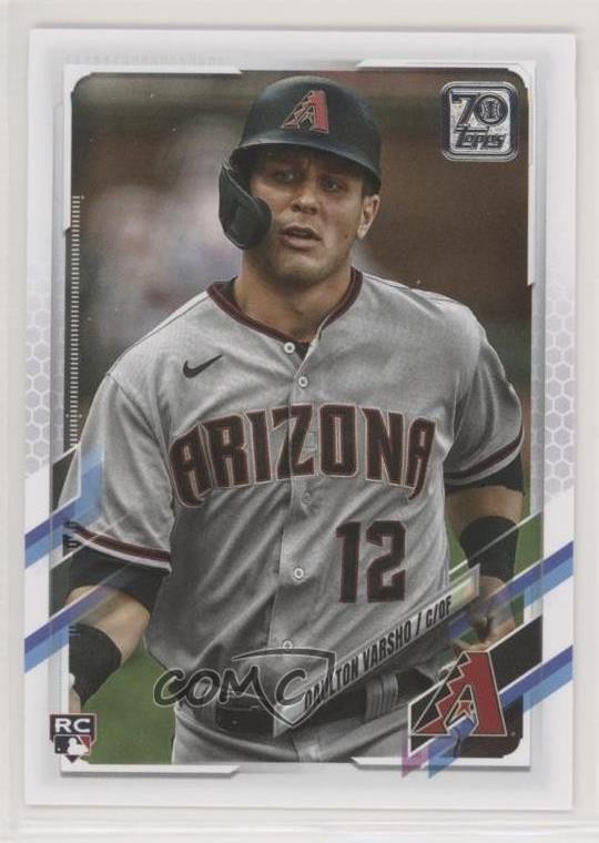 2021 Topps Image Variation SP (Grey Jersey) Daulton Varsho #10 o7m