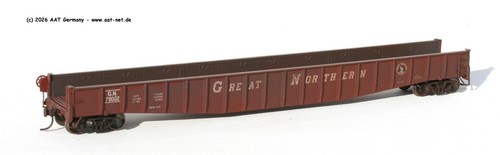 Athearn H0 93653 - 65´ Mill Gondola Great Northern #79002 (weath); aga NEW & OVP | Condition: Gebraucht