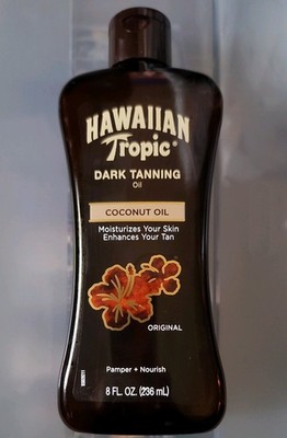 Hawaiian Tropic Dark Tanning Oil, Moisturizing, Nourishing, Original, 8 Oz