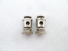 2x CROSLEY ACE 1920's RADIO METAL NICKEL BINDING POST 50 51 52 TRIRDYN V X XJ