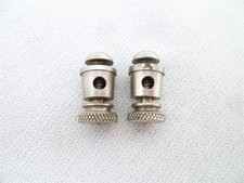 2x CROSLEY ACE 1920's RADIO METAL NICKEL BINDING POST 50 51 52 TRIRDYN V X XJ