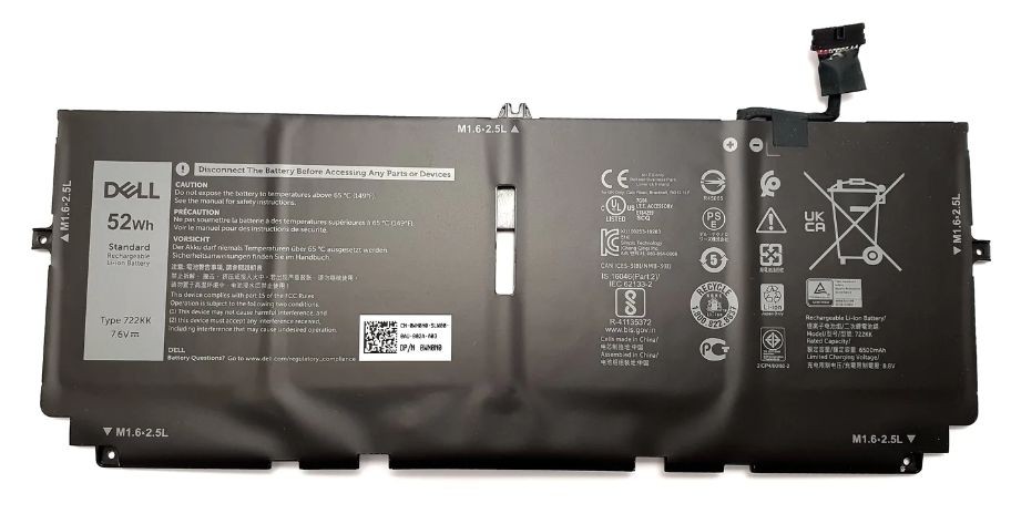 Dell MW9YG 52Wh Lithium Ion battery for