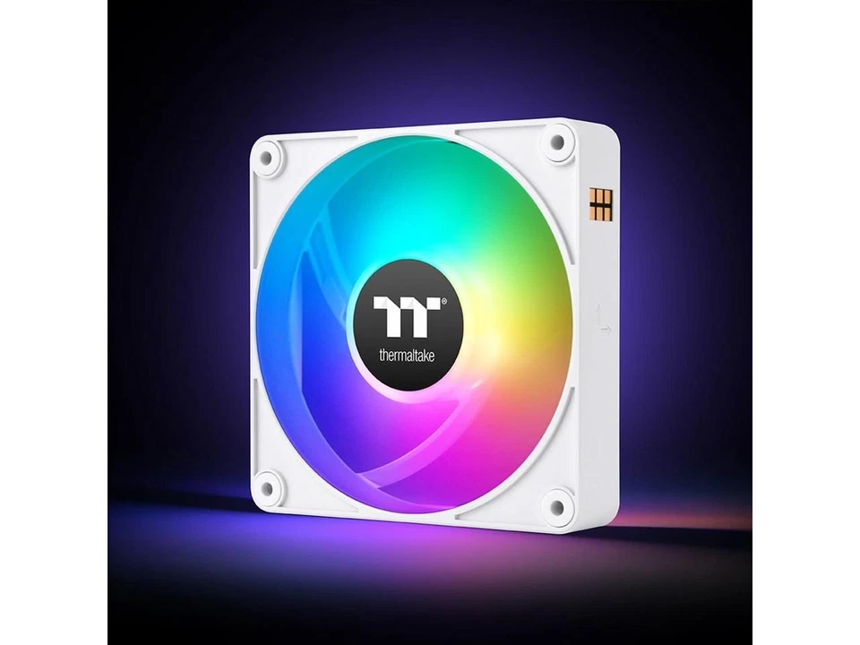 Thermaltake CT140 EX ARGB Sync PC Cooling Fan White (3-Fan Pack), Magnetic - Image 2 of 4
