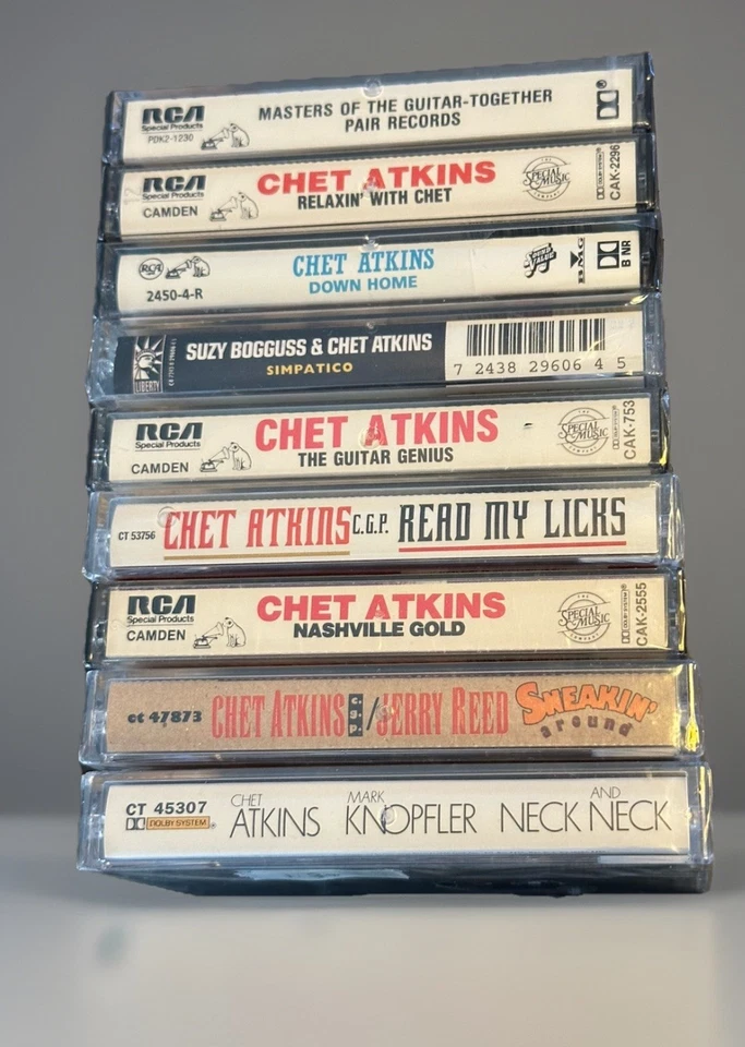 Chet Atkins Lot 9 Cassettes              ✨New Sealed✨ - Image 3 of 3