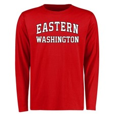 Men's Red Eastern Washington Eagles Everyday Long Sleeve T-Shirt