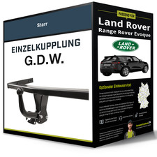 Starre Anhängerkupplung für LAND ROVER Range Rover Evoque 18-20 Typ L551 G.D.W.