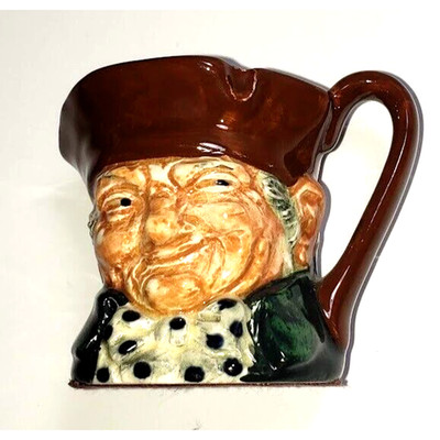 Royal Doulton England Shot Glasses with Faces ,Toby Jugs ''Old Charley''