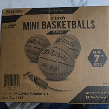 HAGAVALA Koszykówki dziecięce 3 piłki z pompką, mini koszykówka 5,5 cala.