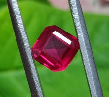 1.30 Ct A Natural EGL CERTIFIED Ceylon Pink Sapphire Asscher Cut Loose Gemstone