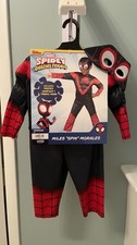 Marvel Miles "Spin" Morales Halloween Costume 2T Spidey Spider-Man Disney Jr.