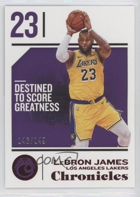 2018-19 Panini Chronicles Red /149 LeBron James #68 o7m