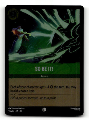 COLD FOIL - Disney Lorcana So Be It! - Whispers in the Well