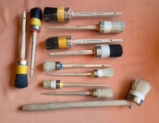 11 Stck  Maler-Ringpinsel Rundpinsel  Chinaborsten Profi-Qualit&auml;t -  Restbestand