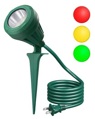 DEWENWILS Christmas Spotlight Outdoor 400lm Waterproof LED Spot Light With Stake
