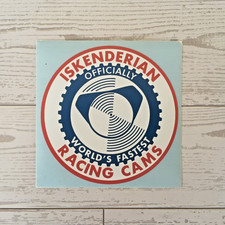 Iskenderian Racing Cams Trans-am Indy Car Historic Motor Racing Sticker Iskenderian Racing Cams Trans-am Indy Car Historic Motor Racing Sticker