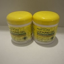 2 Pk Jamaican Mango Lime Locking Gel Frizz Control Hair Styling 6 oz 170 g New