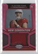 2023 Certified New Generation Jerseys Mirror Pink /299 Clayton Tune #NGJM-1 1p1r