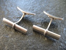 Manschettenkn&ouml;pfe Silber 925 Georg Jensen D&auml;nemark No 188 von ca. 1975 Torun