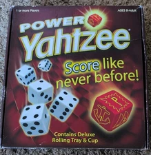 Power Yahtzee "Score Like Never Before" Dice Board Game  New, opened box