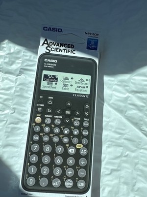 10 units Casio FX-9910CW Advanced Scientific Calculator Black New In Box