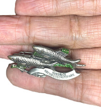 Detaillierte Darstellung ( Fischen) Hochwildschutzpark Hunsr&uuml;ck Brosche ( m-29 )
