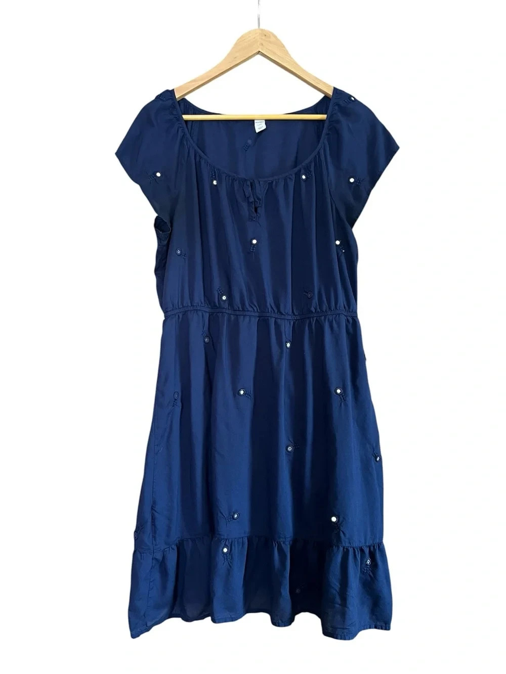 Old NavyCottagecore Midi Dress Sz. L Old Navy Goodnight Nora Rayon Boho Dress