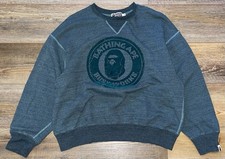 A Bathing Ape BAPE Relaxed Fit Sweatshirt Crewneck Mens M Designer Fashion