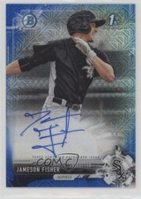 2017 Bowman Chrome Prospect Blue Mojo Refractor 70/150 Jameson Fisher Auto 0c2