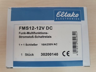 Eltako FMS12-12V DC Funk Stromstoß-Schaltrelais 16A EnOcean
