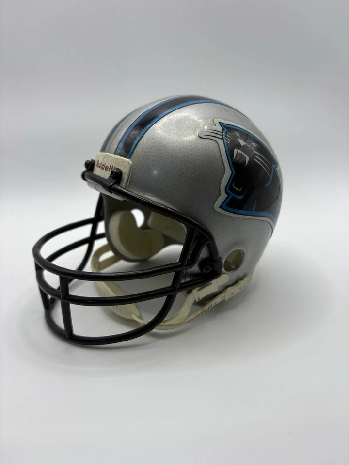 Mini casco de fútbol americano Carolina Panthers Riddell Speed Foto 2 de 4