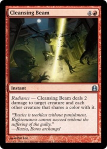 Cleansing Beam x1 - Commander - NM-Mint, English - Commander