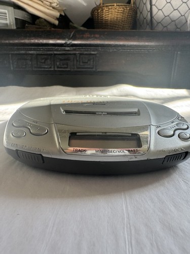 Lecteur CD numérique Sony Discman ESP2 MEGA BASS D-E200 argent pour pièces seulement - Photo 5/9