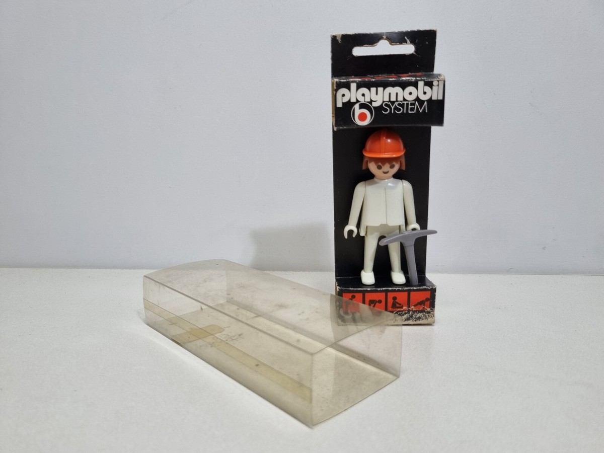 廃盤 playmobil サッカー 3688 絶版貴重 Playmobil System 3118 3218 Difficult Antique Worker Mason