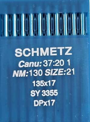 10 SCHMETZ Industrie- Nadeln System 135x17 , DPx17 Nm130