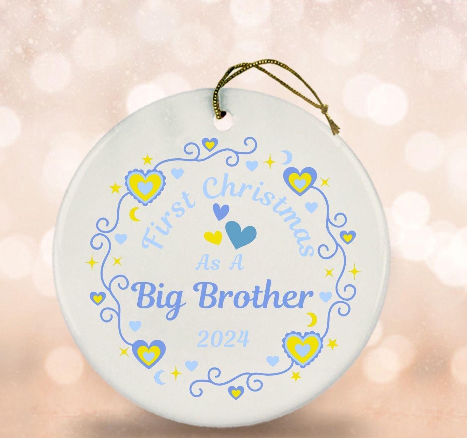 Big Brother Ornament Big Brother Christmas New Big Brother Gift First Christmas