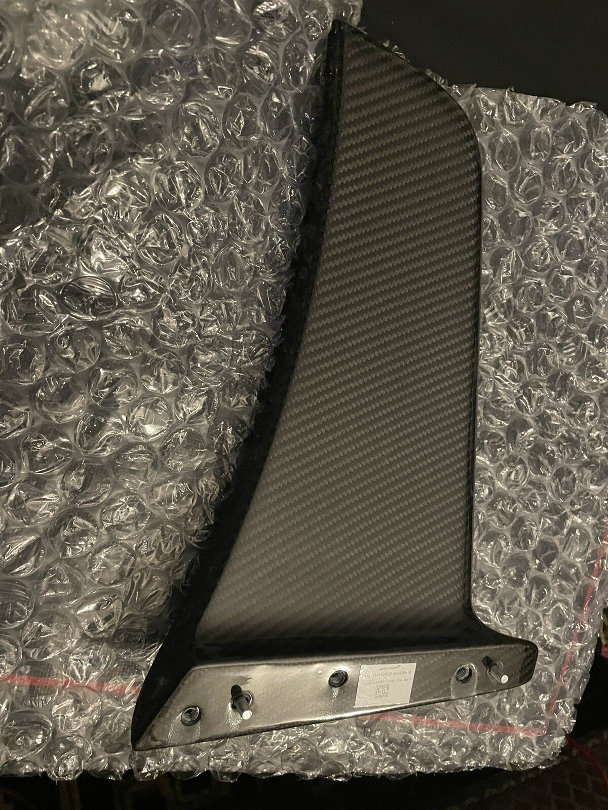 Mclaren 600LT, RH, Rear Bumper Wing, Carbon Fiber, Brand New P/N 13AB525RP