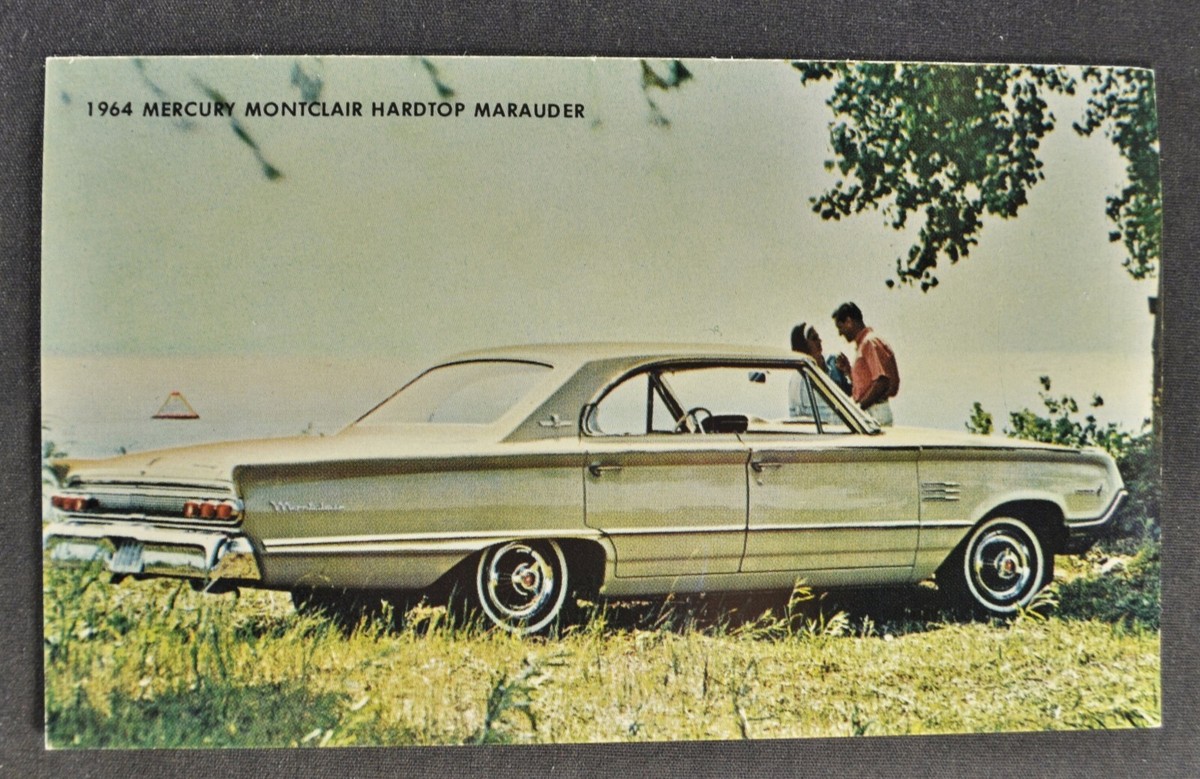 1964 Mercury Marauder Montclair Hardtop Postcard Excellent