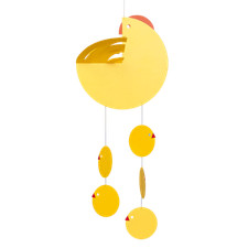 Chick-Hen Flensted Modern Danish Decor Hanging Mobile